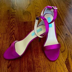 Pink Betsey Johnson Heels - Size 8